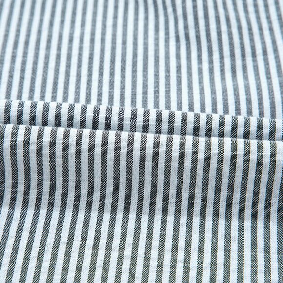 B264 Black Stripe Floral Patchwork Tied V Neck Shift Long Sleeve Mini Dress - Picture 13 of 14